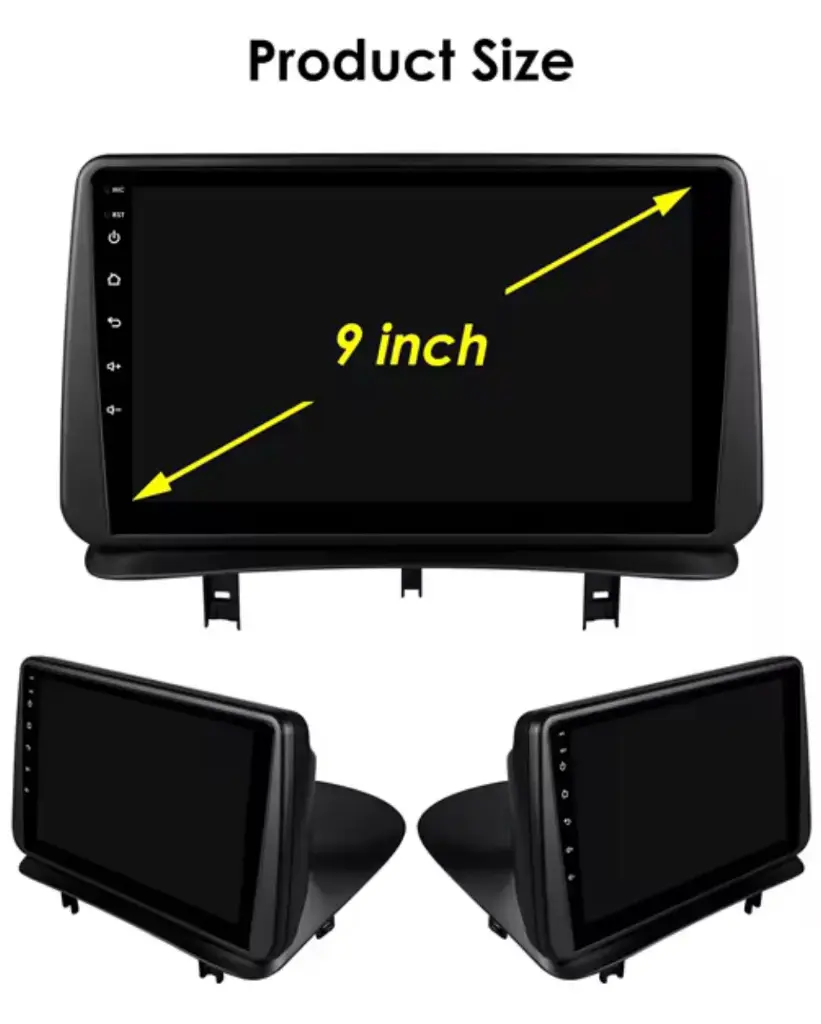 Lecteur GPS multimédia de voiture Android13 2Din pour Renault Clio 3 2005 2006 2007-2014 Carplay écran Intelligent autoradio 361.webp
