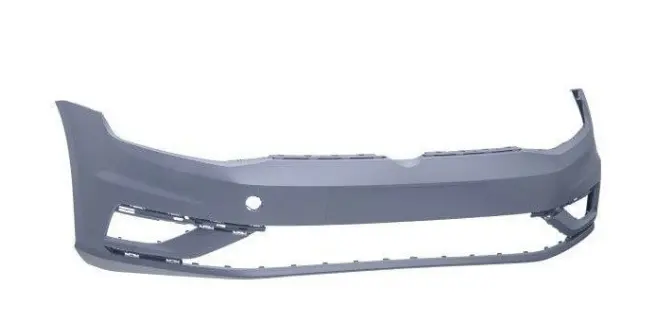 Pare-choc avant neuf à peindre avec support de plaque Volkswagen Golf 7 phase 2 (2017-2020)