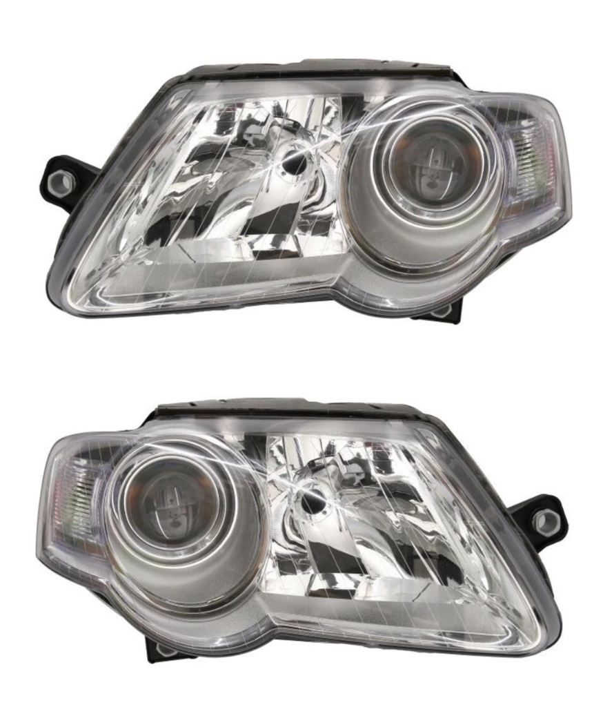 Phares avant droit + gauche pour Volkswagen Passat b6 (2005-2010)