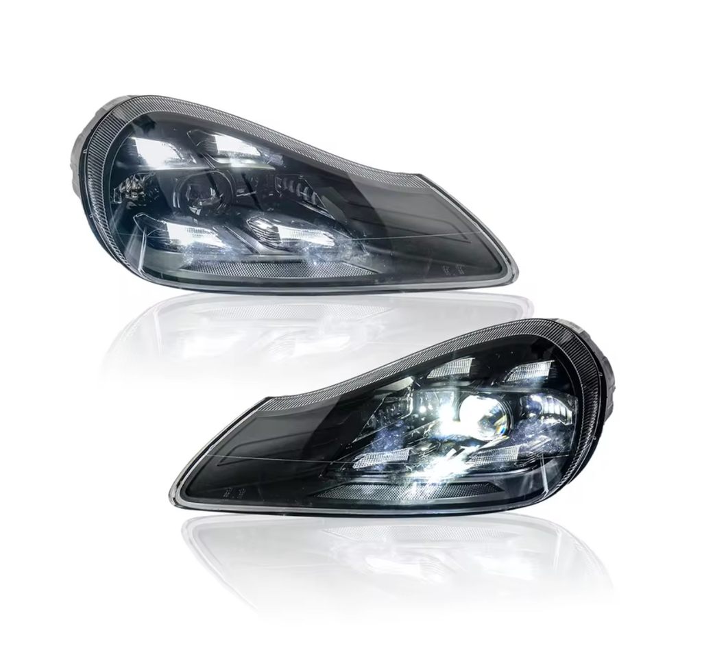 2x Phares LED gauche et droite pour Porsche Cayenne 957 (2007-2010) clignotants dynamique lampe accessoire de voiture