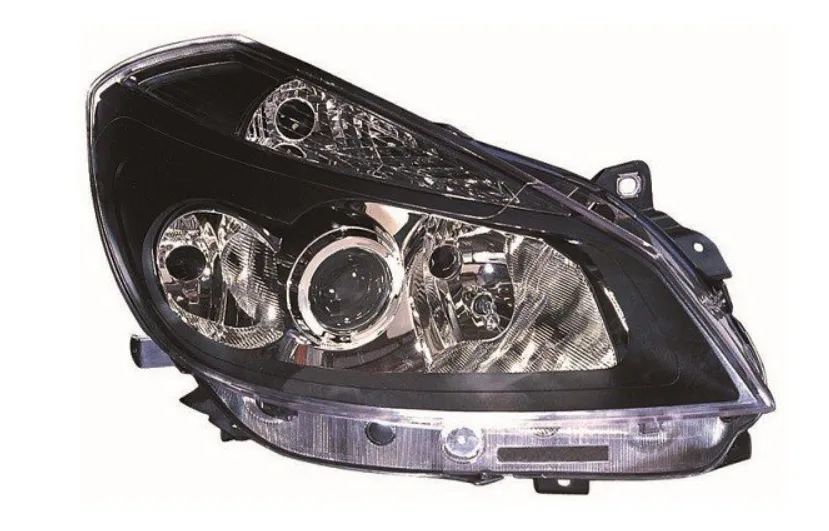 Phare droit neuf xénon pour Renault Clio 3 phase 1 (noir)