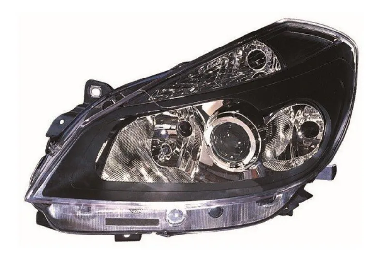 Phare gauche neuf xénon pour Renault Clio 3 phase 1 (noir) 