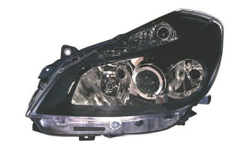 Phare gauche neuf pour Renault Clio 3 phase 1 (noir)