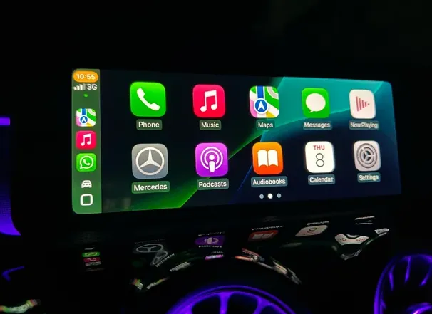 CarPlay pour Mercedes-Benz Classe A (W177) BENZ NGT6.0 + Sound card [Carplay + Android Auto] Waze/Spotify/Youtube etc...