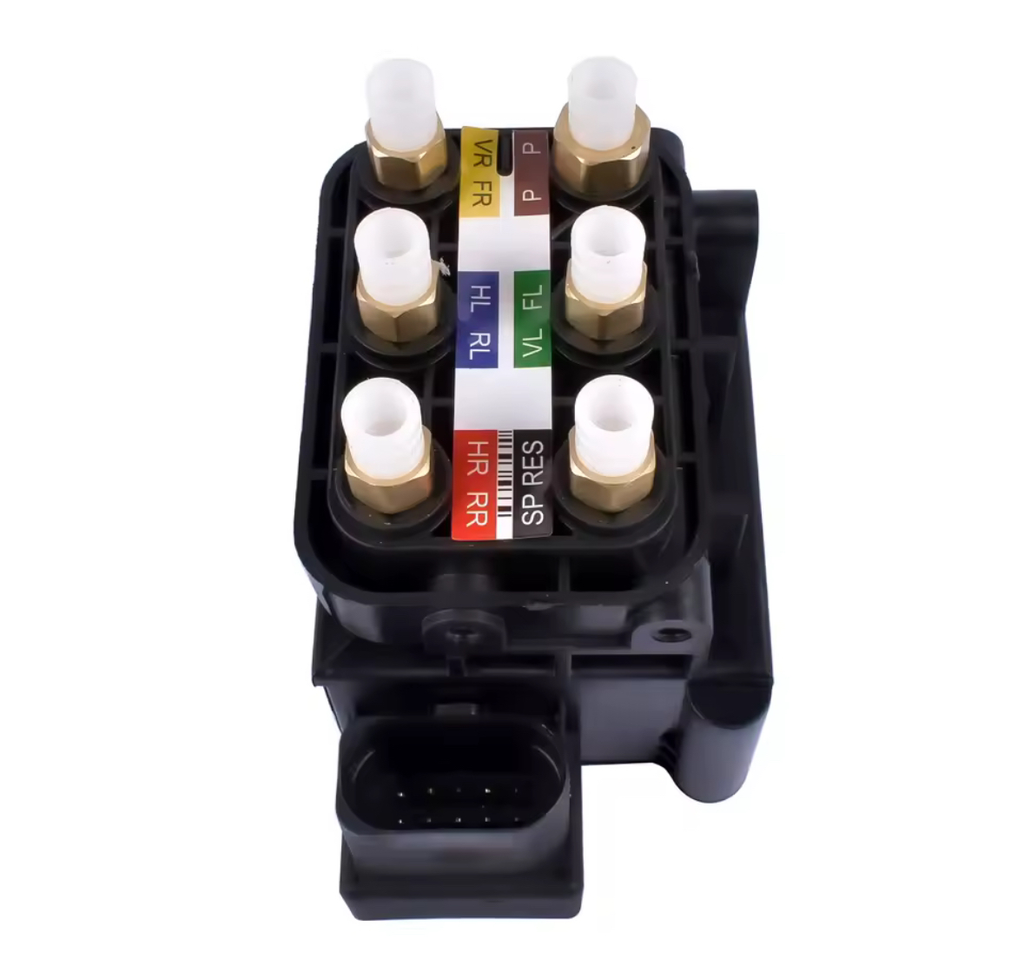Bloc valve régulateur de suspension pneumatique compatible pour Mercedes Classe M Ml w164 ou Gl X164 de ( 2005 jusqu’à 2011 )