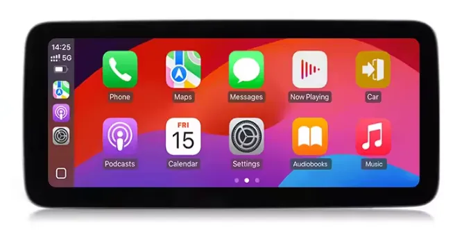 CarPlay pour Mercedes-Benz Classe A (W176) NTG5.0 / 10.25 pouces / [CarPlay + Android Auto] Waze/Spotify/Youtube etc... 1920*720 Resolution