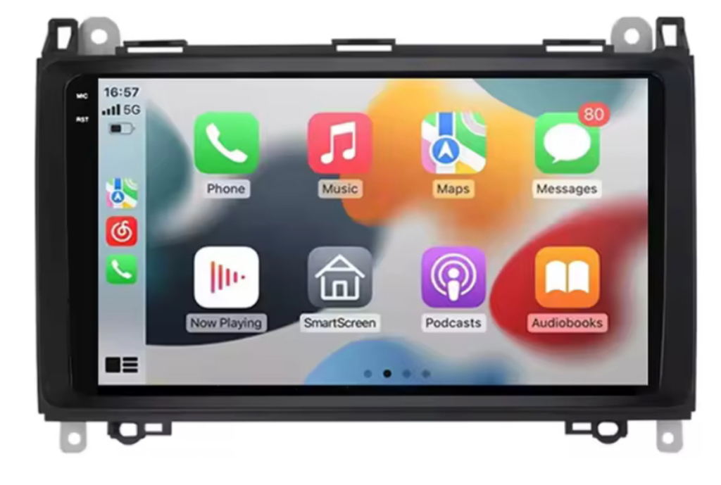 Carplay pour Mercedes Classe B / Classe A / Sprinter W169 W245 W639 W906 (2004-2014) 4G 64G | 4G + WIFI + GPS [Camera 4K AHD inclus] CarPlay + Android Auto