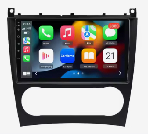 CarPlay pour Mercedes Classe C W203 | 2G RAM 32G ROM | WI-FI 4G GPS