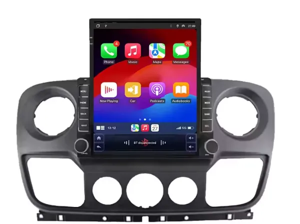 CarPlay pour Renault Master 3 / Nissan NV400 / Opel Movano (2010-2019) 4G RAM 64G ROM [CarPlay + Android Auto] GPS WIFI (HDR Camera) 