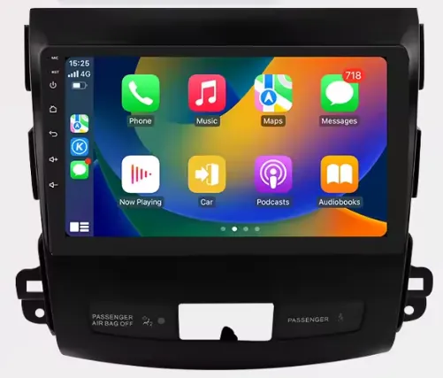 CarPlay pour Peugeot 4007 Mitsubishi Outlander 2 (2005-2011) 2G RAM 64G ROM 4 CORE | CarPlay + Android Auto | GPS WIFI
