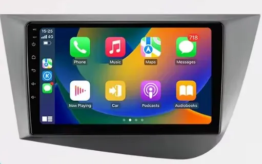 CarPlay pour Seat Leon MK2 1P1 (2005-2012) 8G RAM 128G ROM 8 CORE QLED | CarPlay + Android Auto | GPS WIFI 4G