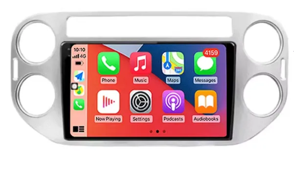 CarPlay pour Volkswagen Tiguan 5n - Golf Plus (2004-2016) 4G RAM 64G ROM 8 CORE QLED | CarPlay + Android Auto | GPS WIFI 4G (AHD Camera)