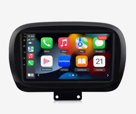 CarPlay pour Fiat 500X ( 2014  a 2020 ) 2G RAM 32G ROM 1280*720 Résolution GPS + WiFi (Sans Caméra)