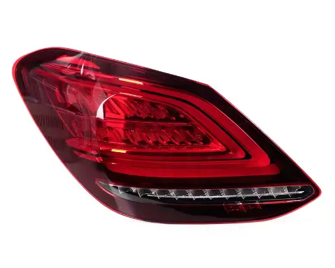 Feu arrière gauche pour Mercedes-Benz Classe C W205 de (2014 à 2018), clignotants, feux stop, feux de freinage, feux de recul