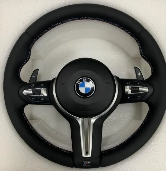 Volant BMW M Sport Multifonctions en Cuir Premium avec Palettes – Série F (2012–2021)