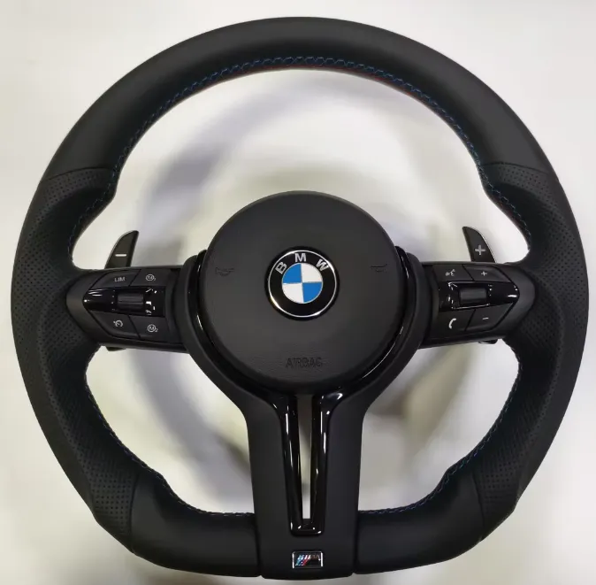 Volant BMW M Sport Multifonctions en Cuir Premium – Compatible Série E & Modèles F