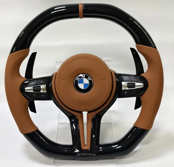 Volante BMW M Sport Cuero Premium & Acabado Piano Black – Compatible Serie F & Serie E
