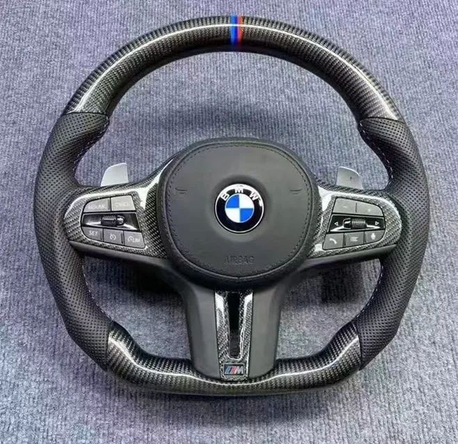 Volante BMW M Performance de Carbono y Cuero Perforado – Compatible G20 / G30 / G10