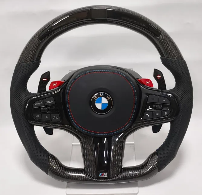 Volante BMW M Performance de carbono con paletas M y botones M1/M2 – Compatible G20 / G30 / G10