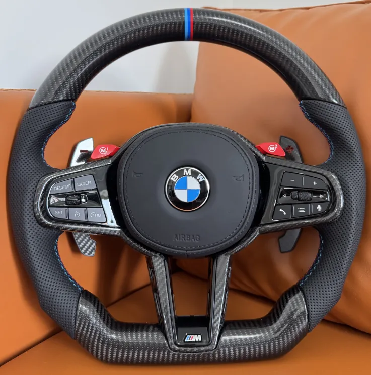 Volant BMW M Performance Carbone & Cuir avec Boutons M1/M2 – Compatible G20 / G30 / G10