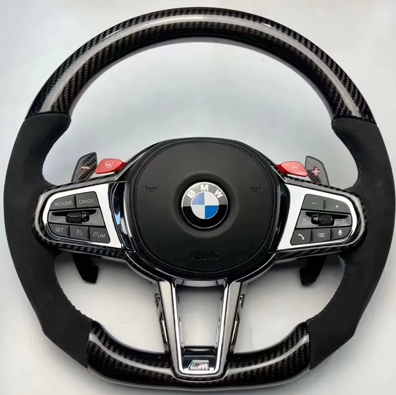 Volante BMW M Performance de Carbono y Alcántara con Botones M – Compatible G20 / G30 / G10