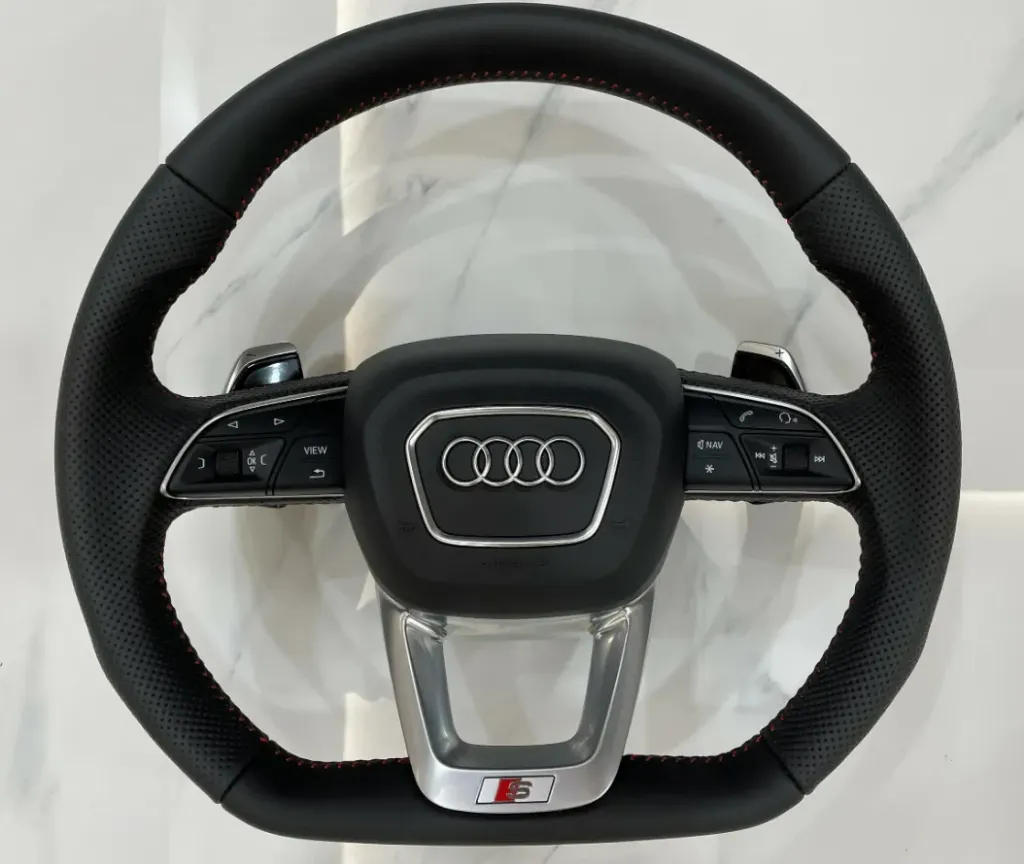 Volant Audi S / RS Q5 (2020+) Cuir Perforé Multifonctions – OEM Sport