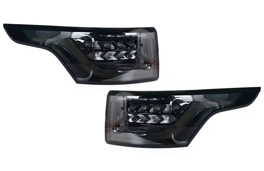 2x Feux arrière teintée pour Land Rover Range Rover Sport L494 de ( 2014 jusqu’à 2021 ), Clignotant, Stop, Frein, recul, led , feux arrières côté gauche et droit