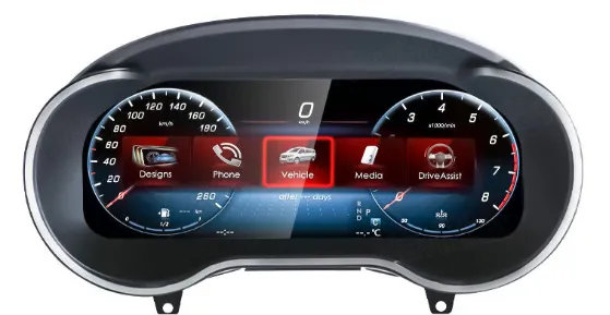 Cockpit Digital Mercedes Benz C / GLC / V-Class W205 X253 – NTG 5.0 / 5.5 / 6.0