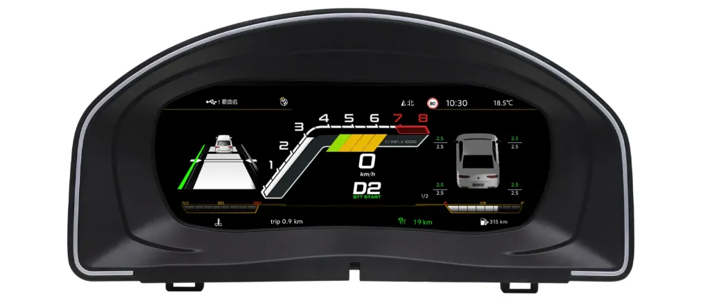 Cockpit Digital Volkswagen EOS 2005-2010