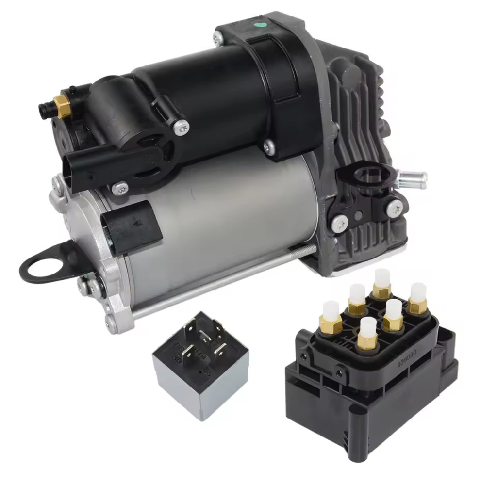 Compresseur et bloc de soupapes pour suspension pneumatique Mercedes ML W164 / GL X164 (2005-2011)
