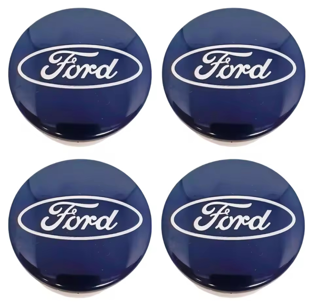 LOTE 4 Cache Moyeu 54mm Para FORD Emblema Centro De Rueda ADAPTABLES PARA VARIOS FORD