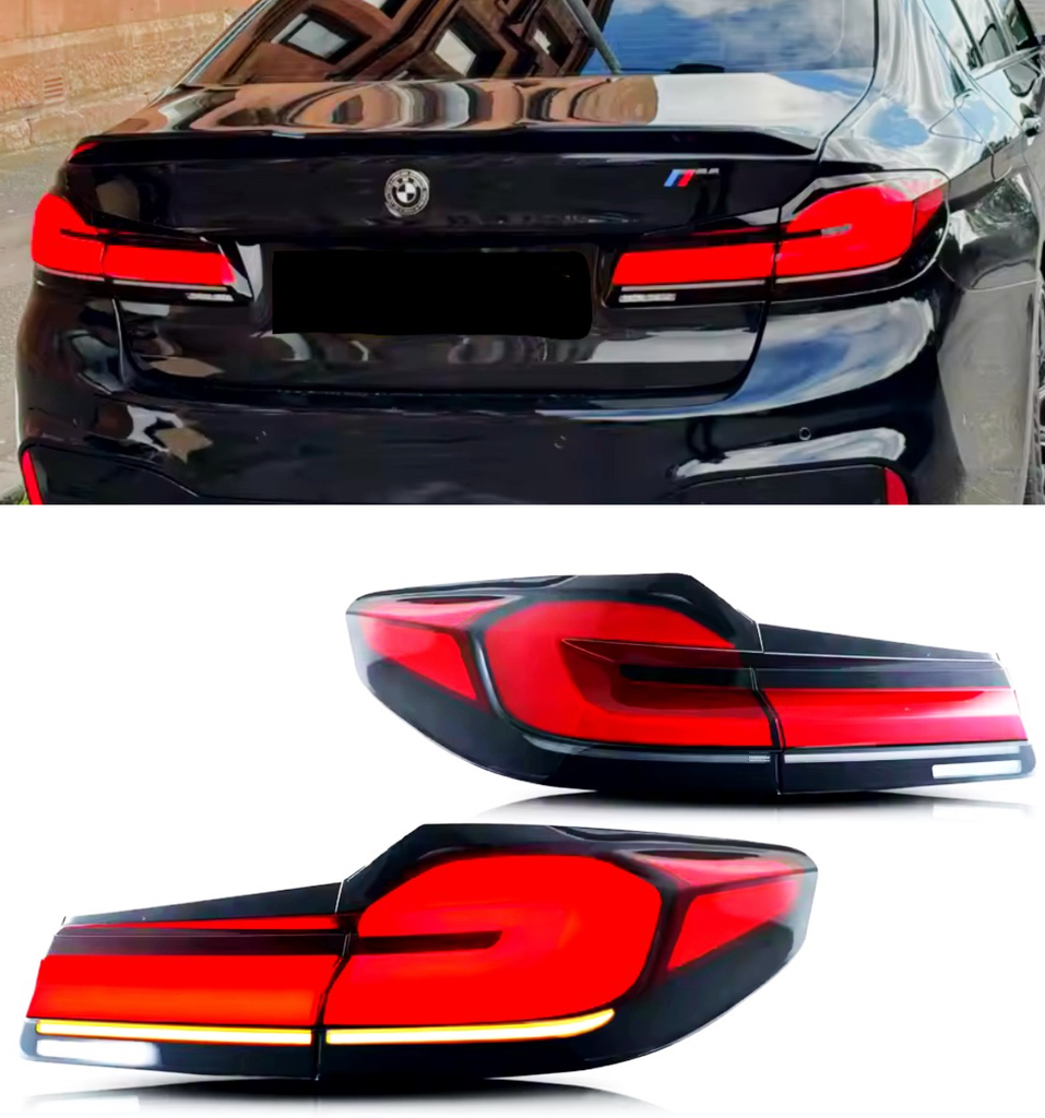 2x Feux arrière pour BMW Série 5 F90 G38 G30 530 540 M5 etc… de ( 2017 jusqu’à 2022 ) , Clignotant, Stop, Frein, recul, feux arrières côté gauche et droit