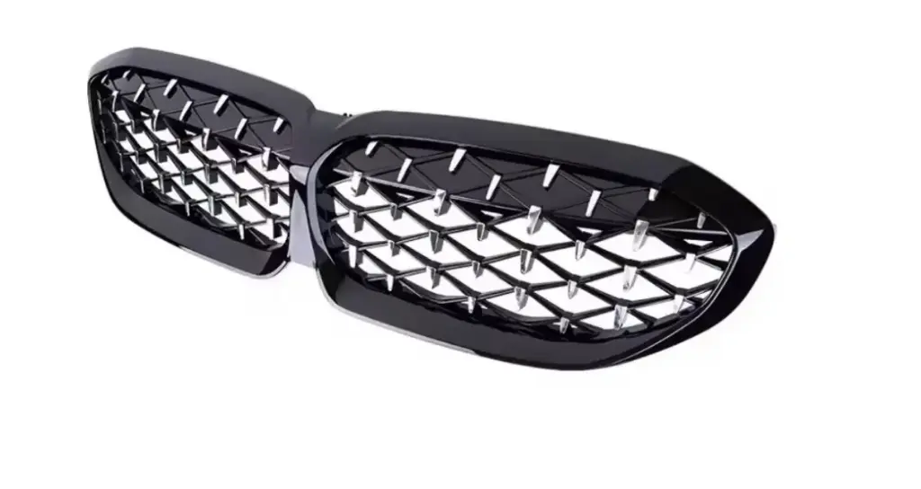 [CAL-BMW-G20-0124] Calandre diamant chromée black BMW Série 3 G20 (2019–2023)