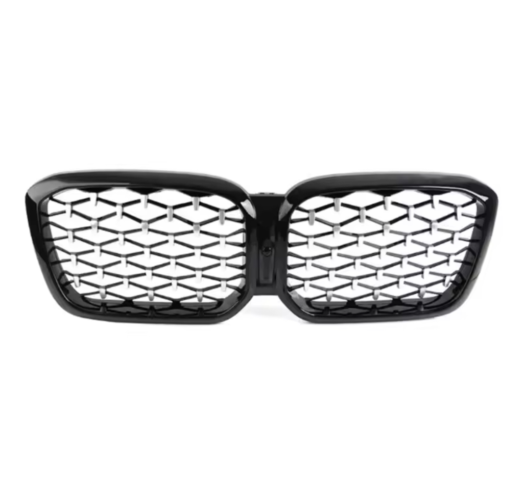 [CAL-BMW-G01-0152] Calandre avant diamant chromé BMW X3 X4 G02 G01 (2022–2024)