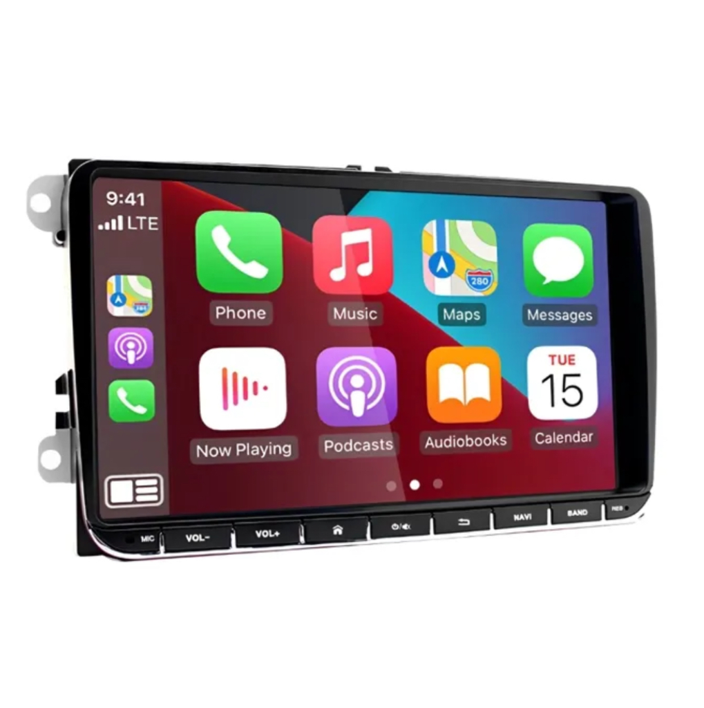 CarPlay pour VW Volkswagen Golf 6 Passat B6 B7 Skoda Seat Octavia Polo Tiguan Fabia(9*Pouces 2G 32G WIFI + GPS)