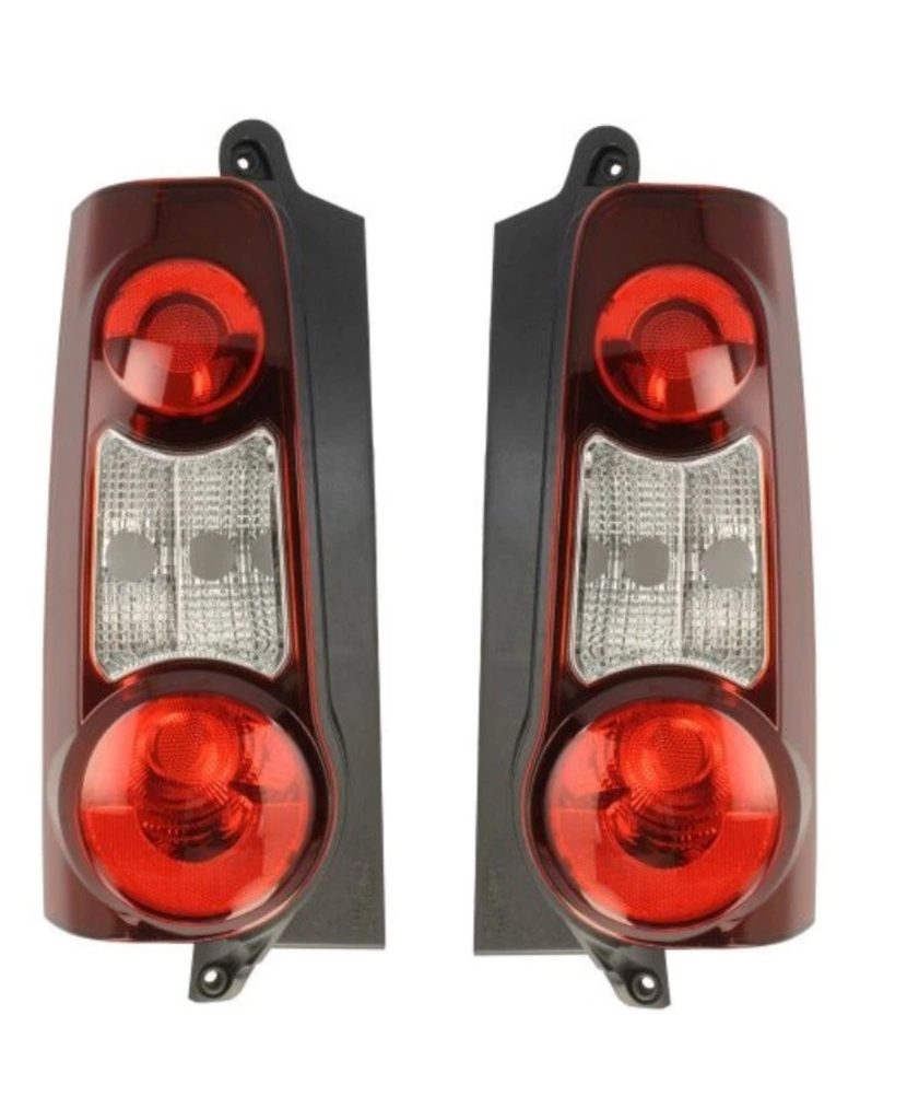 2x Feux arrière pour  Citroën Berlingo et Peugeot Partner de ( 2012 jusqu’à 2018 ) , Clignotant, Stop, Frein, recul, feux arrières côté gauche et droit