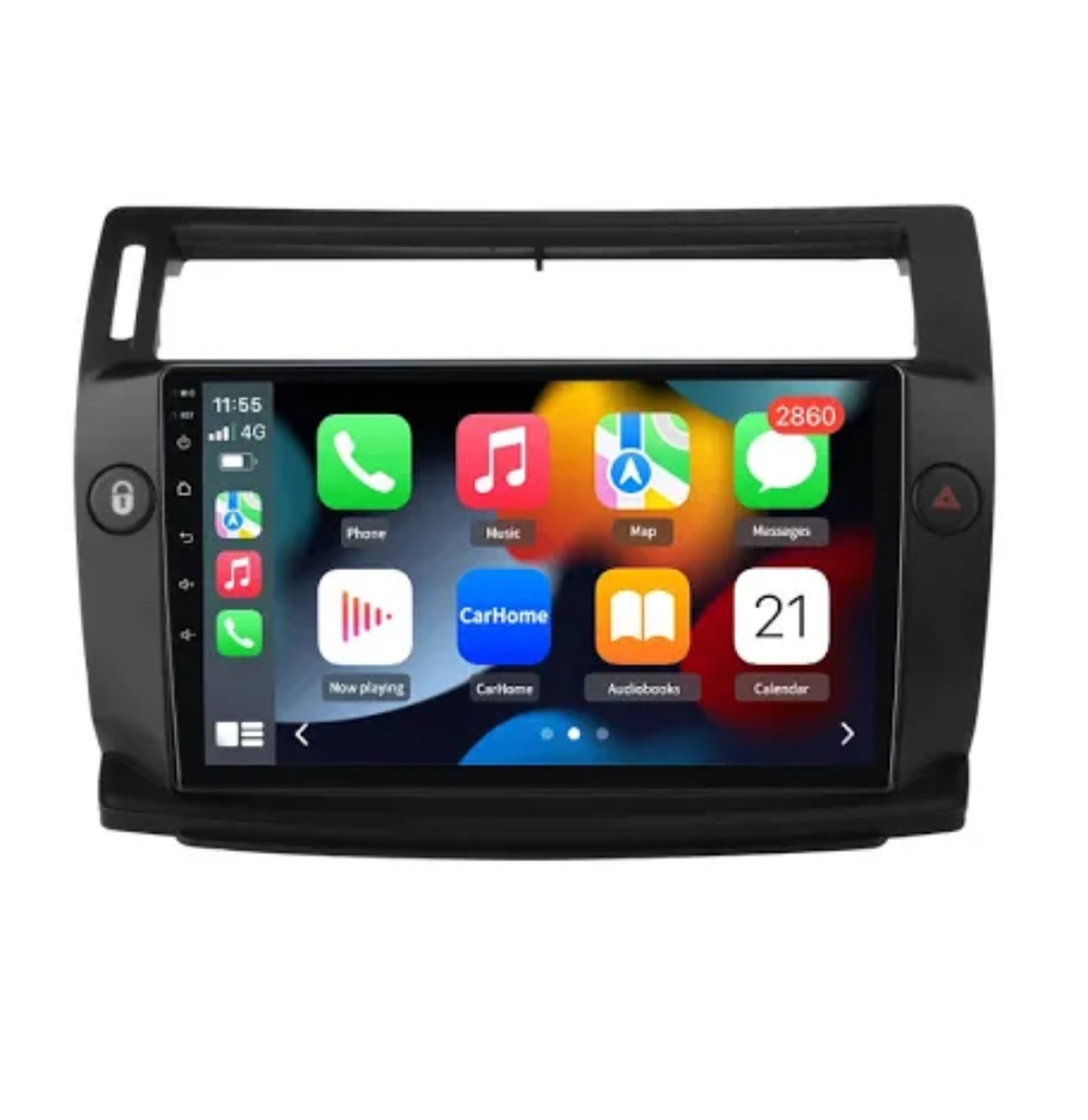 CarPlay pour Citroën C4 (2004-2014) 4G 32G 1280*720 QLED WIFI + GPS