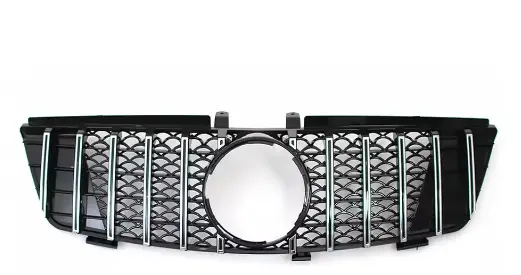 Grille de pare-chocs de Style AMG pour Mercedes Benz classe ML W164 ML350 ML550 2005-2008 (AMG style black)