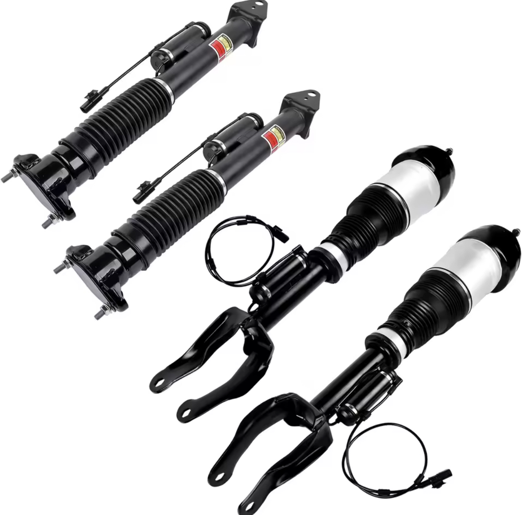 Kit complet de 4 amortisseurs pneumatiques avant et arrière pour Mercedes GLE W166 (2015-2019)