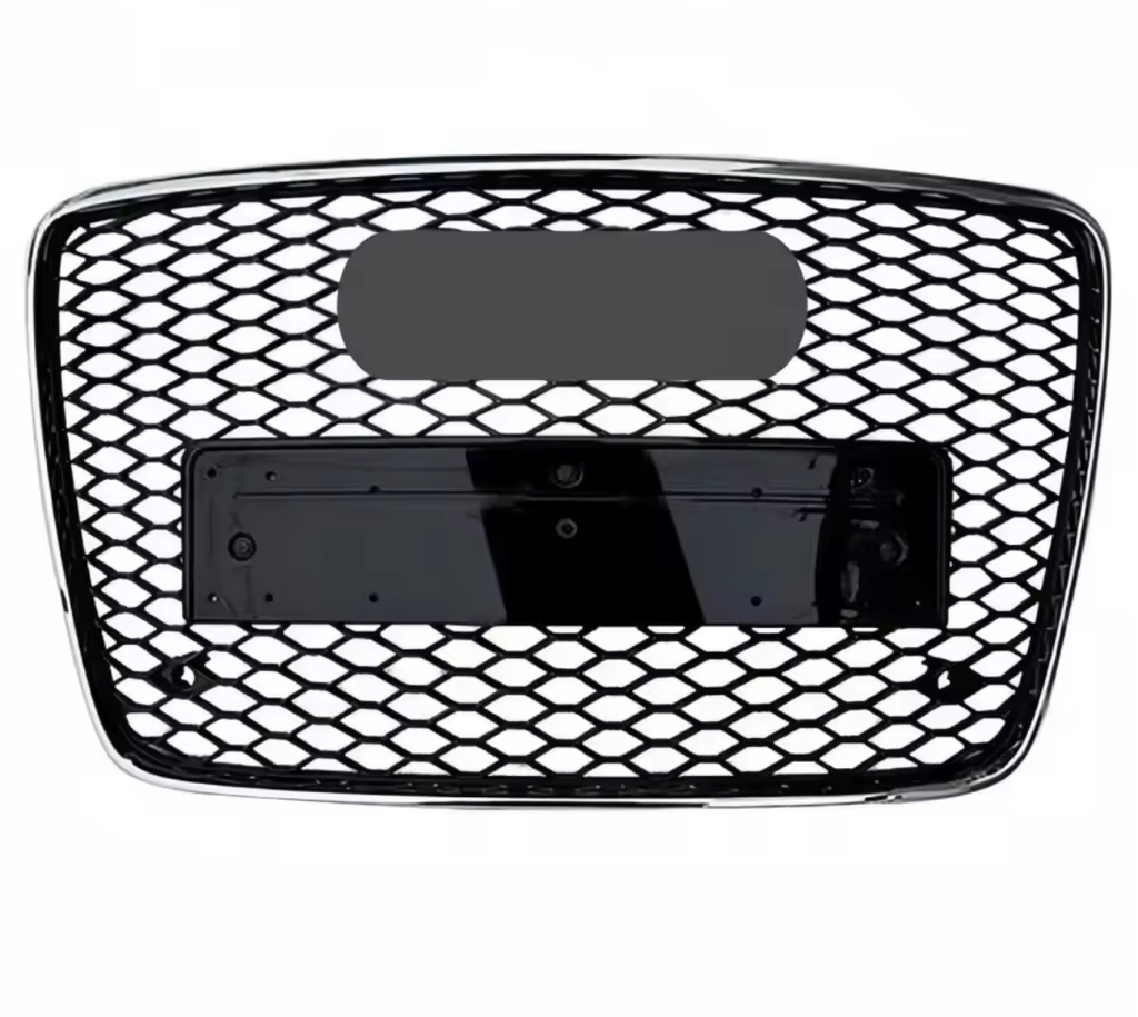 Calandre nid d’abeille full black contours chrome Audi Q7 4L (2007-2015)