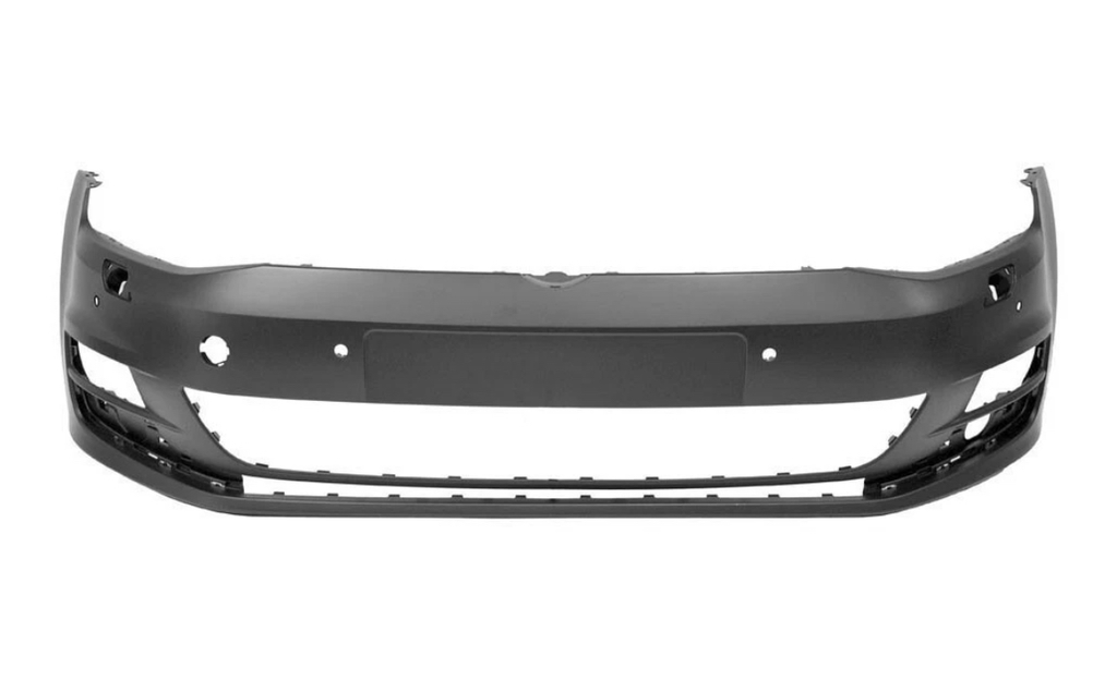 Pare-choc avant neuf à peindre pour Volkswagen Golf 7 (2012-2017) Lave-Phares + 6 Trous Capteurs