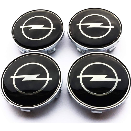 LOT 4 Cache Moyeu 60mm Pour OPEL Emblème Jante Centre De Roue ADAPTABLES POUR PLUSIEURS OPEL