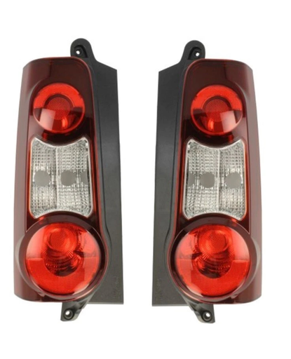 2x Feux arrière pour  Citroën Berlingo et Peugeot Partner de ( 2012 jusqu’à 2018 ) , Clignotant, Stop, Frein, recul, feux arrières côté gauche et droit